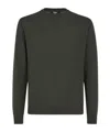 Fendi Ff-embossed Sweater In Black