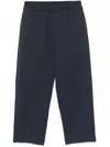 Fendi Ff Embossed Track Pants In Blue