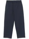 Fendi Ff Embossed Track Pants In Blue