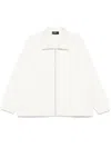 Fendi Ff-embossed Sweatshirt In Neutrals