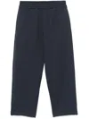 Fendi Ff Embossed Track Pants In Blue