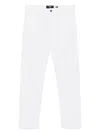 Fendi Ff-embroidered Jeans In White