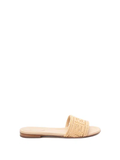 FENDI `FF` EMBROIDERY SLIDES