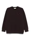 Fendi Sequin-logo Sweatshirt In White