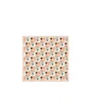 Fendi Selleria Print Square Scarf With Hemmed Edges In White