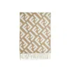 Fendi Ff Fringe Edge Scarf