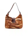 Fendi Ff Fur Bag In Brown