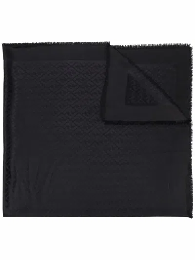 Fendi Ff Gots Shawl Accessories In Black