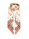 FENDI FENDI FF GRAPHIC PRINTED SCARF