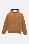 Fendi Cotton Hoodie With Ff Lining Clothing In Brown