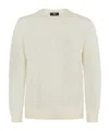 Fendi Ff Inlaid Sweater In White