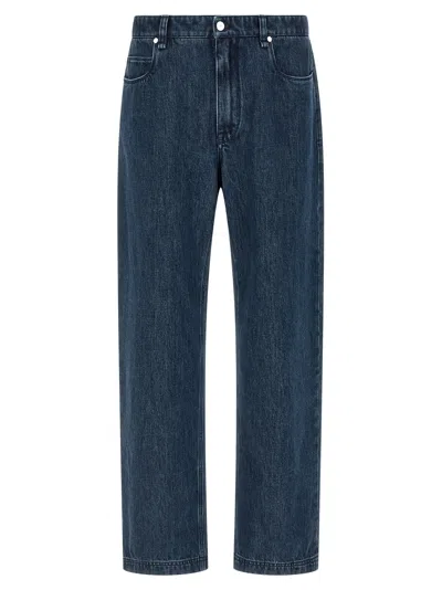 Fendi Ff Inner Jeans In Blue