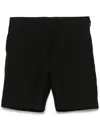 Fendi Ff-jacquard Bermudas Shorts In Black  