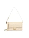 Fendi Ff Jacquard Baguette Wallet In Neutral