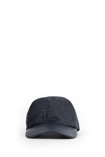 Fendi Ff Jacquard Baseball Cap In Brown