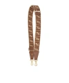 Fendi Ff Jacquard Belt In Brown