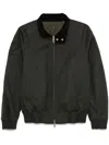 Fendi Ff-jacquard Bomber Jacket In Black