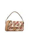 Fendi Medium Baguette Ff-motif Shoulder Bag In Multi