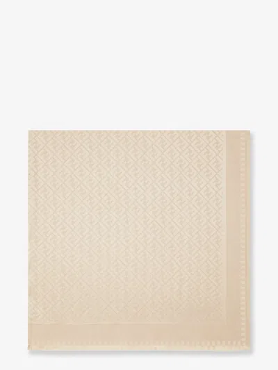 Fendi Ff Jacquard Cotton Shawl