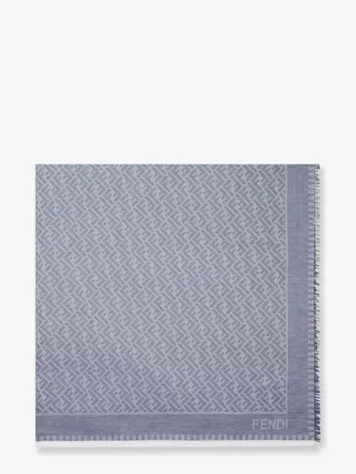 Fendi Ff Jacquard Cotton Shawl