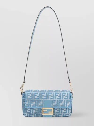Fendi Ff Jacquard Cross-body Bag