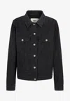 Fendi Women Ff Jacquard Truck Jacket In Black