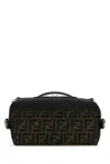 FENDI FENDI FF JACQUARD ECLISSI FENDI SIESTA SMALL CLUTCH BAG