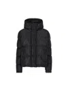 Fendi Ff-logo Print Padded Jacket In Black