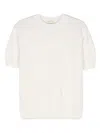 Fendi Ff-jacquard Knitted Top In White