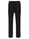 Fendi Ff Jacquard Pants In Black