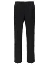 Fendi Ff Jacquard Pants In Black