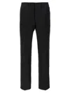 Fendi Ff Jacquard Pants In Black