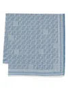 Fendi Women's Ff Wool Scarf In Blue