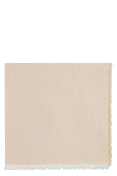 FENDI FENDI FF JACQUARD SHAWL