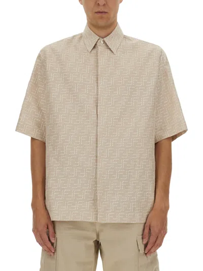 Fendi Ff Jacquard Shirt