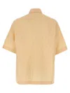 Fendi Ff Jacquard Shirt In Neutral