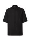 Fendi Ff Shirt In Black