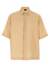 Fendi Ff Jacquard Shirt In Neutral