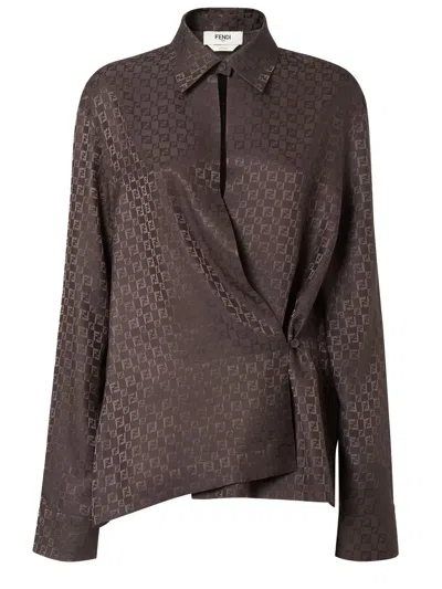 FENDI FF JACQUARD SHIRT