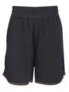 Fendi Dark Blue Ff Jacquard Bermuda Shorts