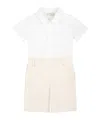 Fendi Ff-jacquard Shorts Set In White