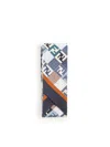 Fendi Ff Jacquard Silk Bandeau In Gray