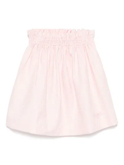 Fendi Kids' Ff-jacquard Skirt In Pink