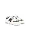 Fendi Ff-motif Sneakers In White