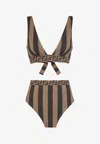Fendi Bikini In Brown