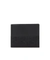 Fendi Ff Jacquard Wallet In Black