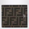 Fendi Ff Jacquard Wallet Men In Black