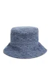 Fendi Ff Jeans Bucket Hats Blue
