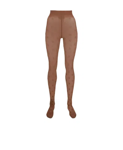 Fendi Ff Karligraphy-embroidered Tights