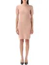 Fendi Ff Knit Mini Dress With Micro Motif